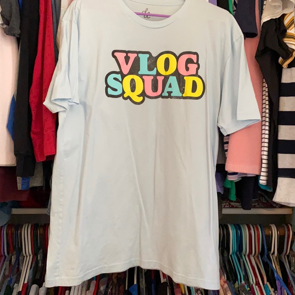 Vlog Squad Multi Colored T-Shirt